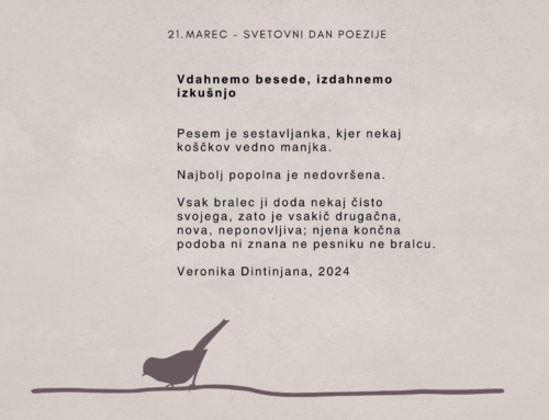 21. marec, svetovni dan poezije
