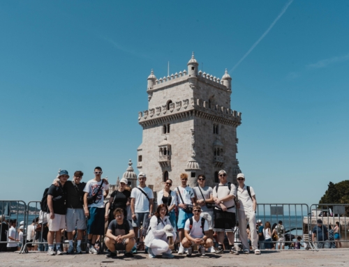 Utrinki s praske v Bragi na Portugalskem
