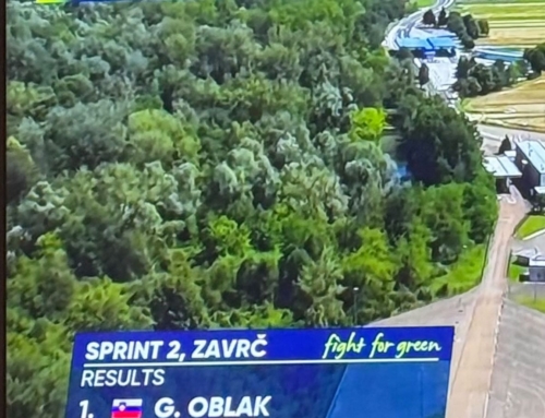 Gal Oblak na kolesarski dirki po Sloveniji