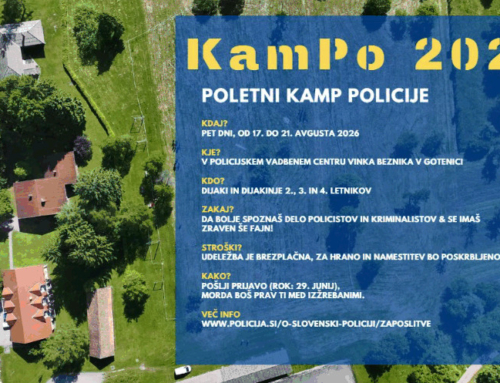 Vabilo na poletni policijski kamp
